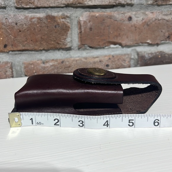 TORY Leather Co. brown leather belt accessory - Picture 8 of 11